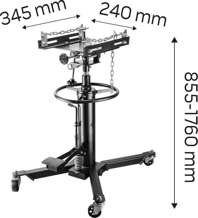 Image du produit Neo Crics d'atelier (crics à engrenage avec tête de serrage)