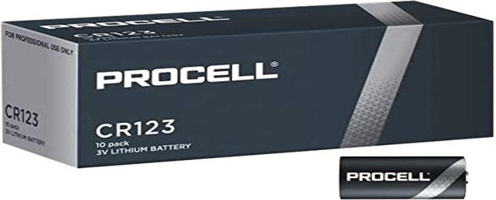 Actual product image Duracell Procell (10 pcs., CR123A, 1550 mAh)