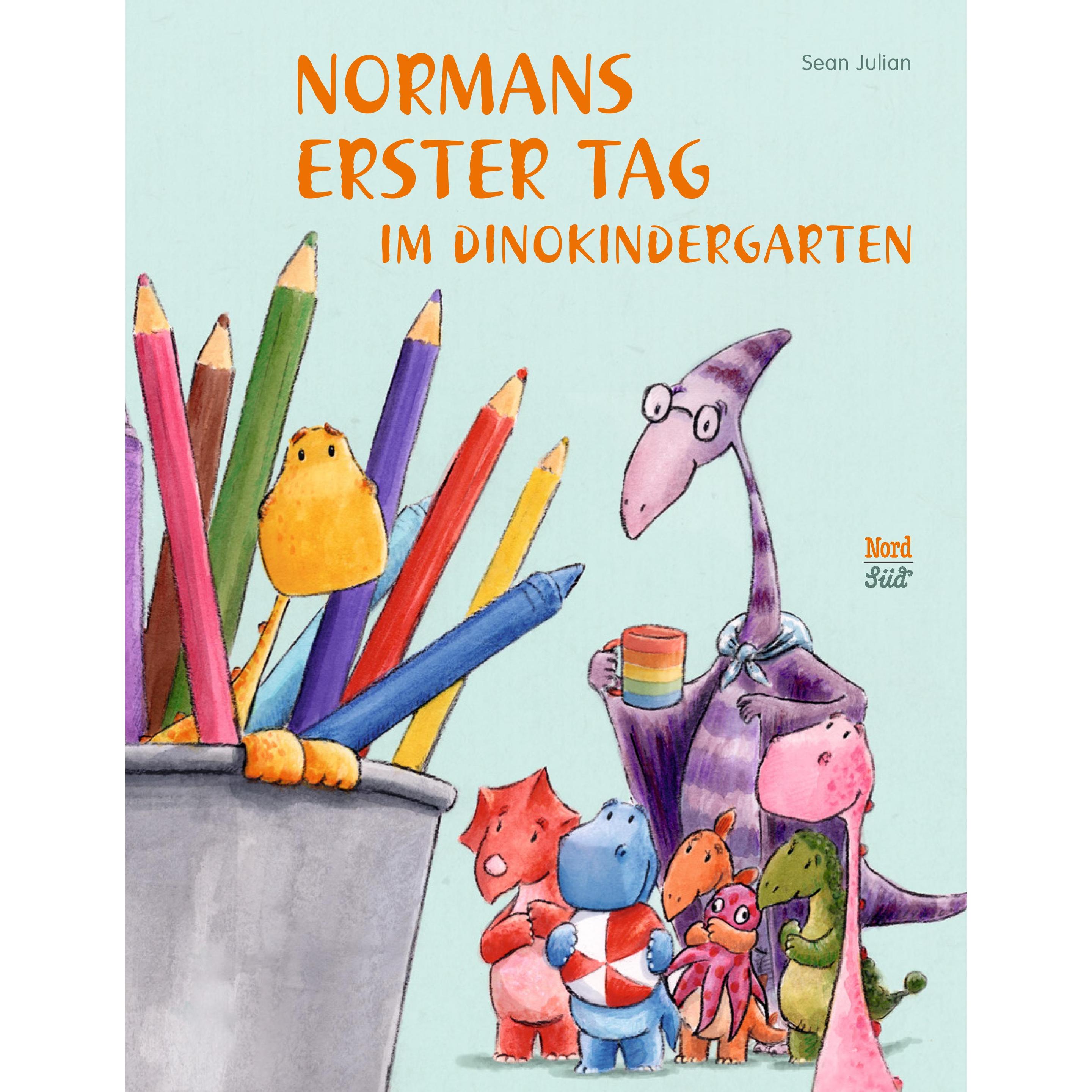 Thumbnail - Normans erster Tag im Dinokindergarten, Kinderbücher von Sean Julian