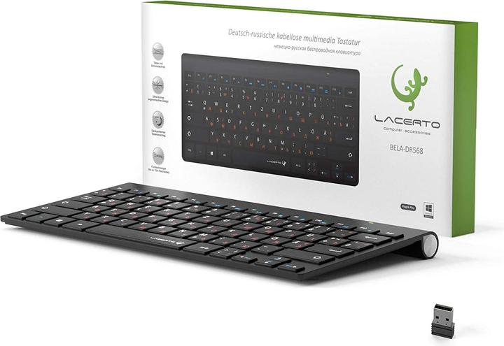 Produktbild Lacerto Russisch-Deutsche Tastatur