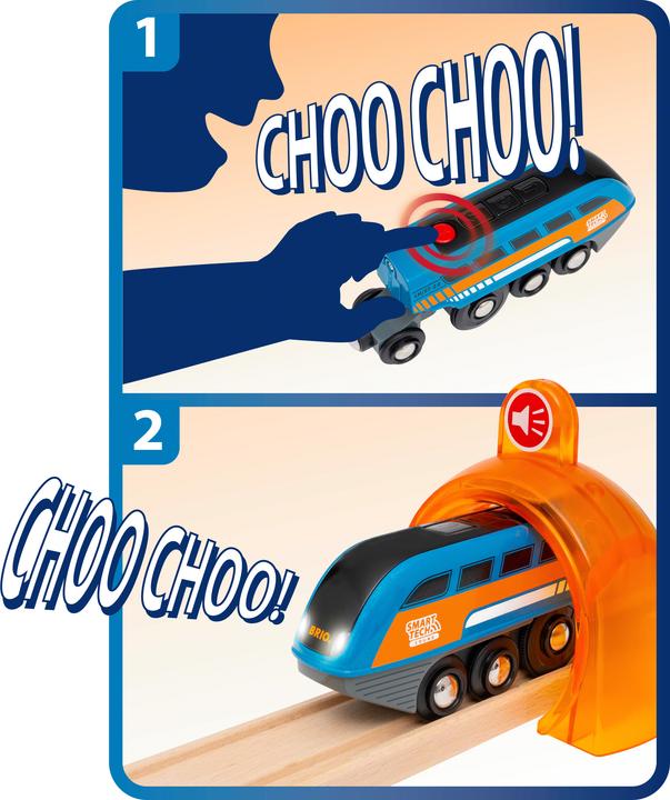 Produktbild Brio Smart Tech Tunnel Reisezug Set