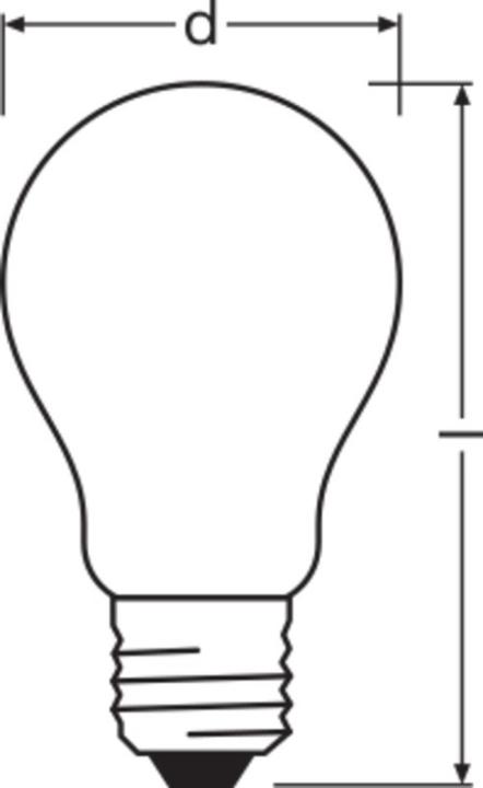 Productafbeelding Osram LED-lamp (E27, 6.50 W, 806 lm, 1 x, E)