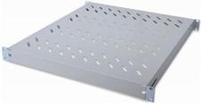 Productafbeelding Digitus 1U plank voor 48,3cm 19inch netwerkkast RAL9005 zwart voor 600mm diepe...