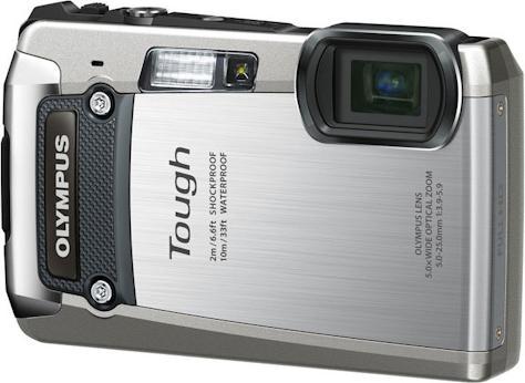 Olympus Tough TG-820, 12MP, 3D, 5x Zoom, Waterproof, Silver (1/2,3'')