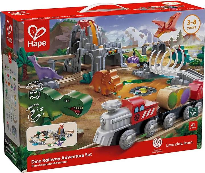 Image du produit Hape Aventure en train Dino