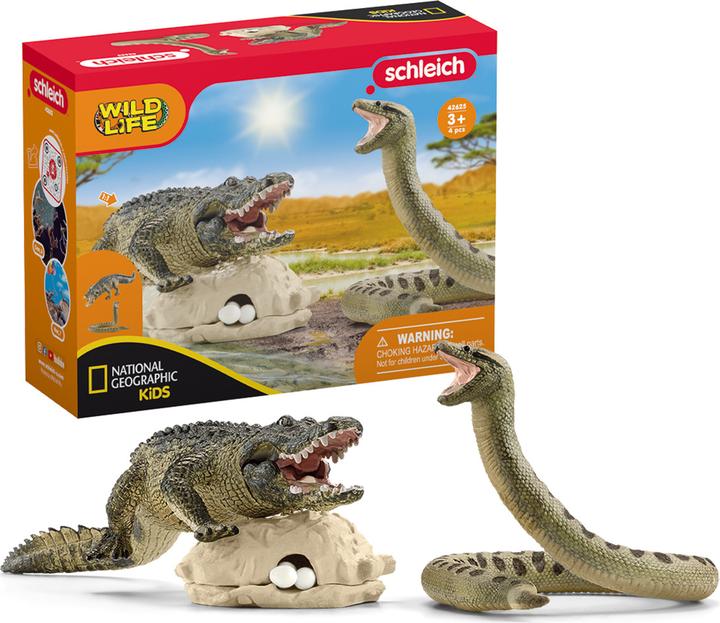 Actual product image Schleich Wild Life Danger in the swamp