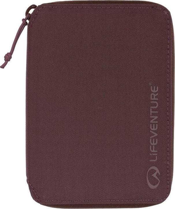 Image du produit Lifeventure Portefeuille de voyage mini RFID, recyclé, prune