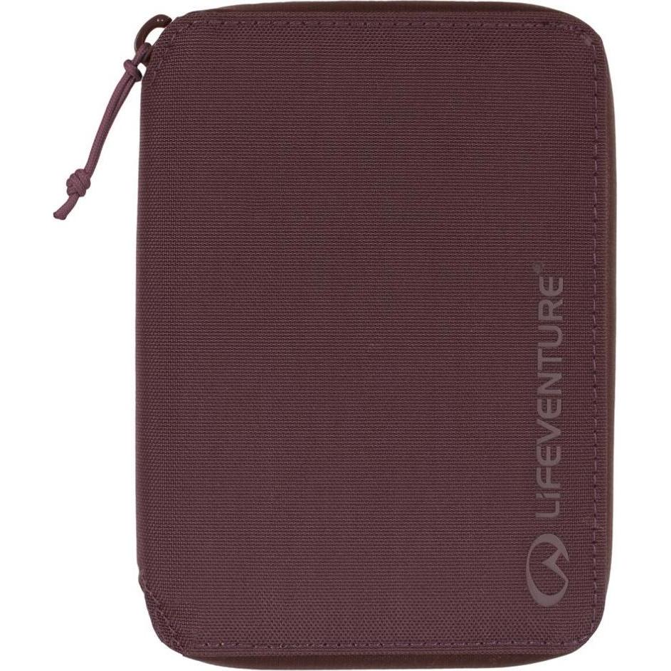 Lifeventure, Portemonnaie, RFID Mini Travel Wallet, Recycled, Plum, Mehrfarbig