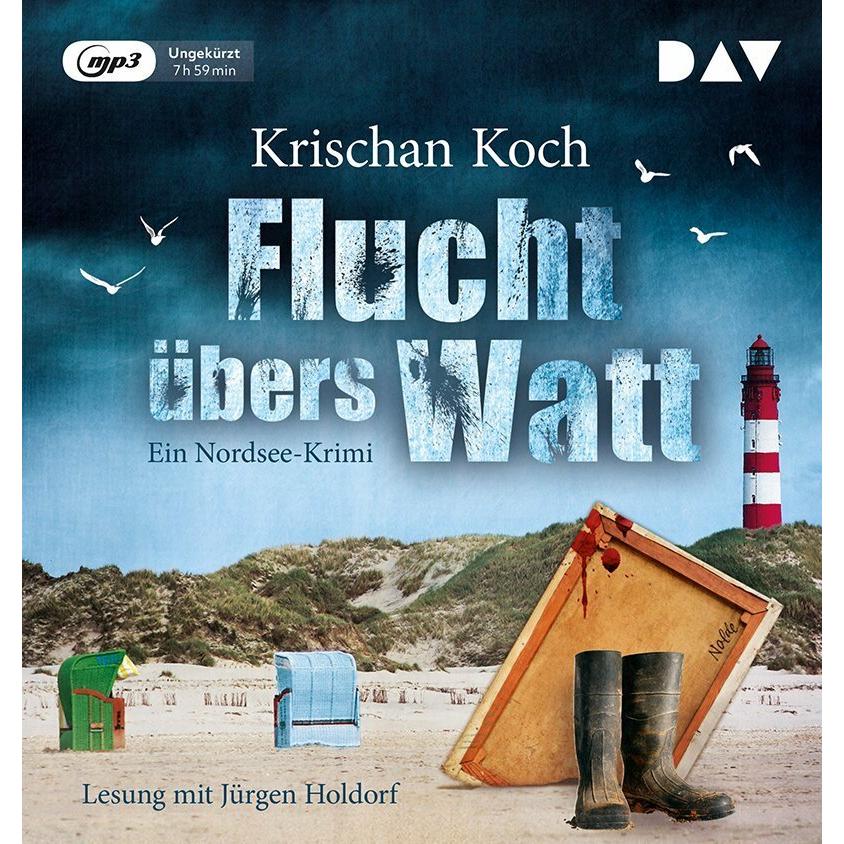 Flucht übers Watt. Ein Nordsee-Krimi, Hörbücher von Krischan Koch, Jürgen Holdorf
