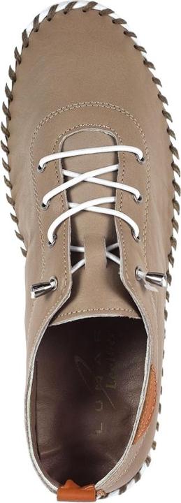 Actual product image Lunar Womens/Ladies St Ives Leather Plimsolls (38)