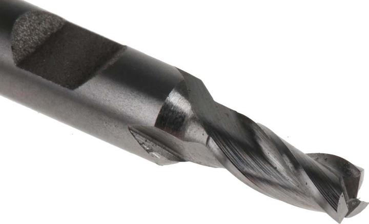 RS PRO Fraise à queue HSS, Ø 4mm x 39 mm/ longueur de coupe 9.5mm