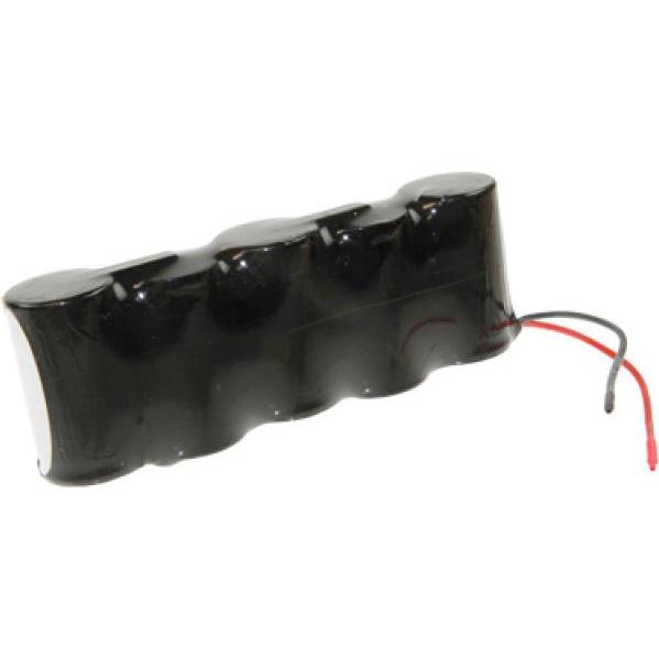 Saft Notbeleuchtungs-Akku F1x5 VNT D mit Kabel 10cm mit offener Litze 6V, 4000mAh (1 Stk., 4000 mAh, Ladegerät inkl. Akk...