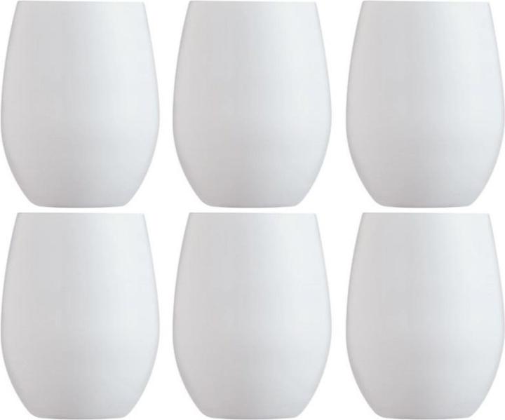 Immagine prodotto Cosy&Trendy Bicchiere da acqua primario bianco, 36 cl, set da 6 (0.36 l, 6 x)