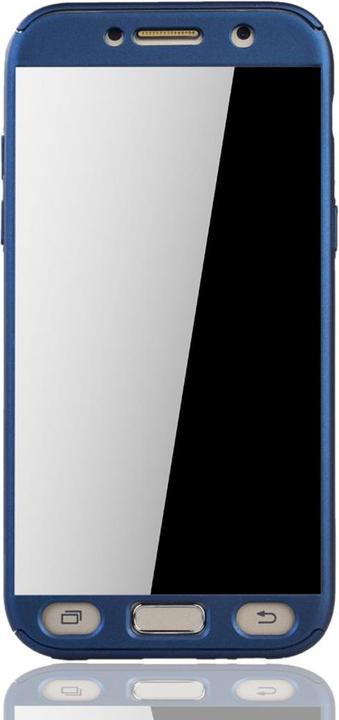 Produktbild König Design Schutz Handy Hülle für Samsung Galaxy A3 (2017) Case Cover Displayschutz Blau (Samsung Galaxy A3 (2017))
