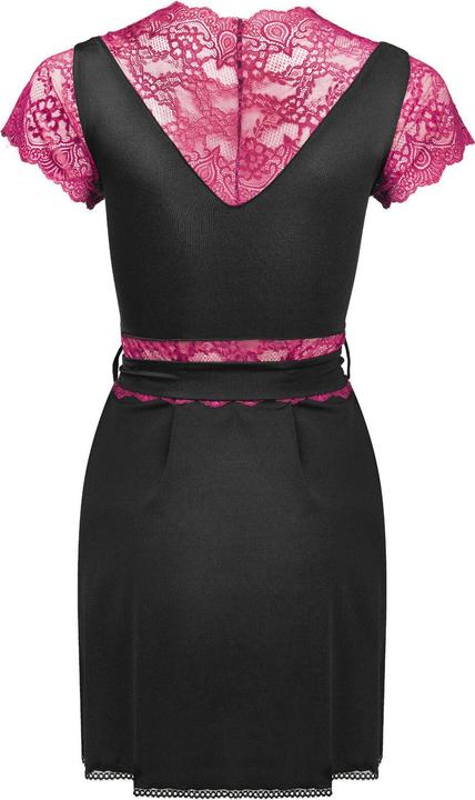 Produktbild LivCo Corsetti Fashion KUMIKO LC 90428 MORGENMANTEL + PANTY SCHWARZ S/M (M)