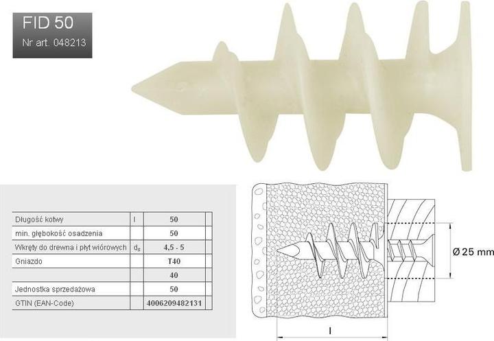 Nährwerte und Zutaten Fischer Bolzenanker R 88715 EXA 6/ 10 Stahl galvanisch verzinkt/Spreizclip A 2 (50 Stk.)