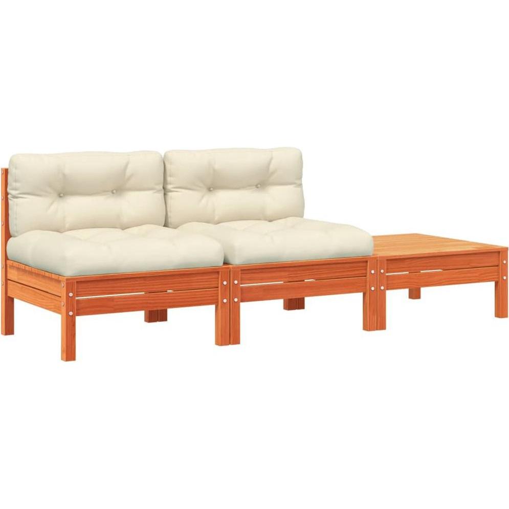 Thumbnail - VidaXL, Gartenlounge, 10-tlg. Garten-Lounge-Set mit Kissen