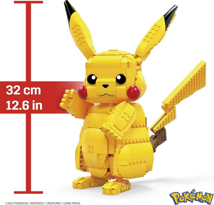 Actual product image Mega Construx Pokemon Jumbo Pikachu