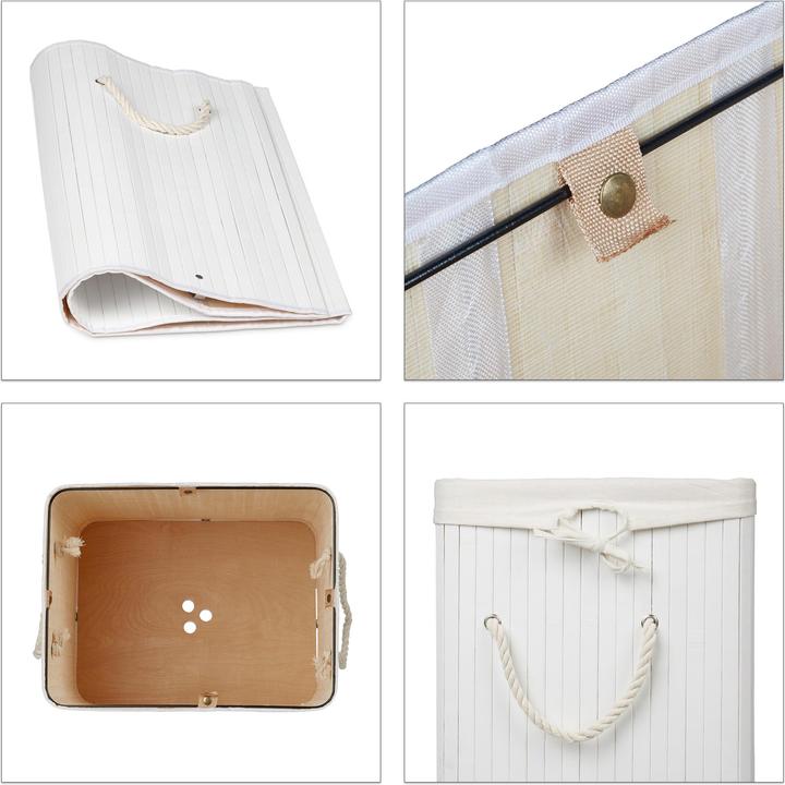 Actual product image Relaxdays Rectangular Hamper (83 l)