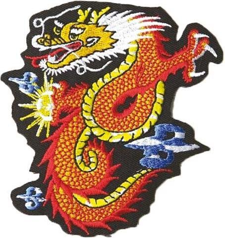 Produktbild Ju-Sports Patch Dragon red (10 x 12 cm)