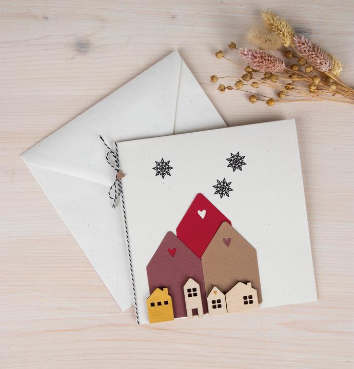 Produktbild Rayher Stanzschablone "Häuser"