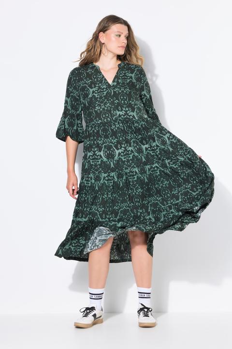 Produktbild Studio Untold Maxikleid, A-Line, Alloverprint, Volants (54)