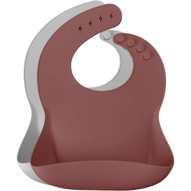 Minikoioi, Lätzchen, Basics Bib 2-teiliger Taschenlatz (6 Monate)