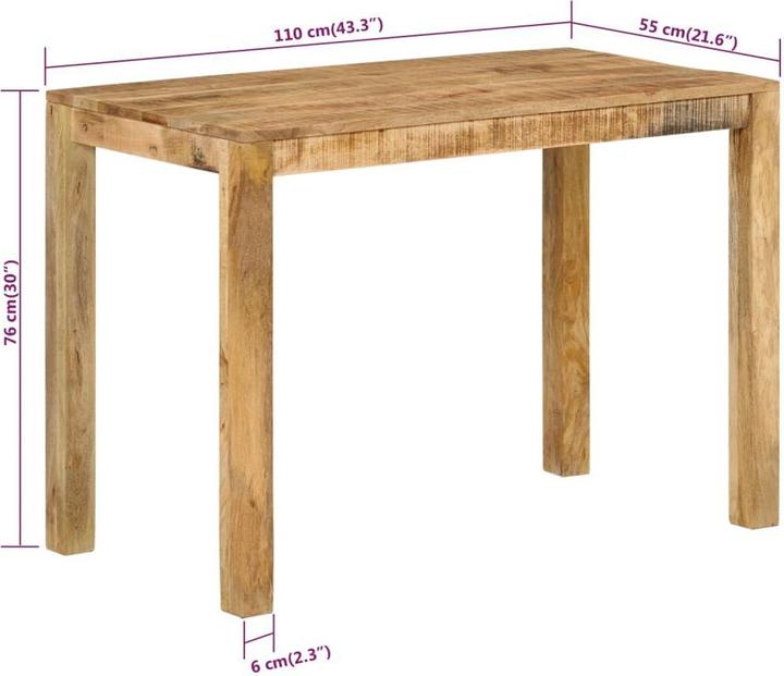 Produktbild vidaXL Esstisch