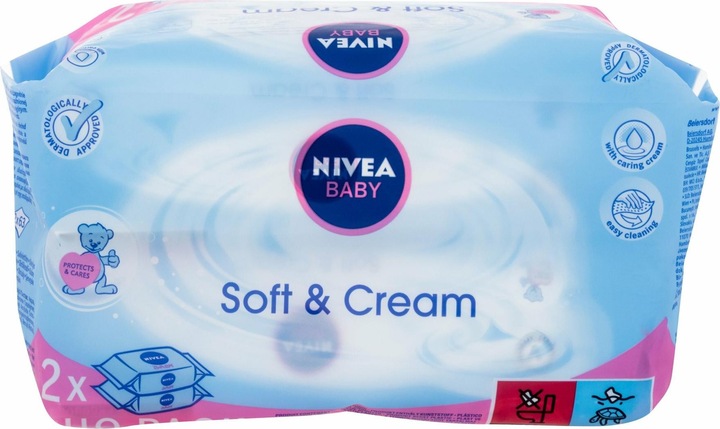 Actual product image NIVEA Baby Soft & Cream (126 Piece)