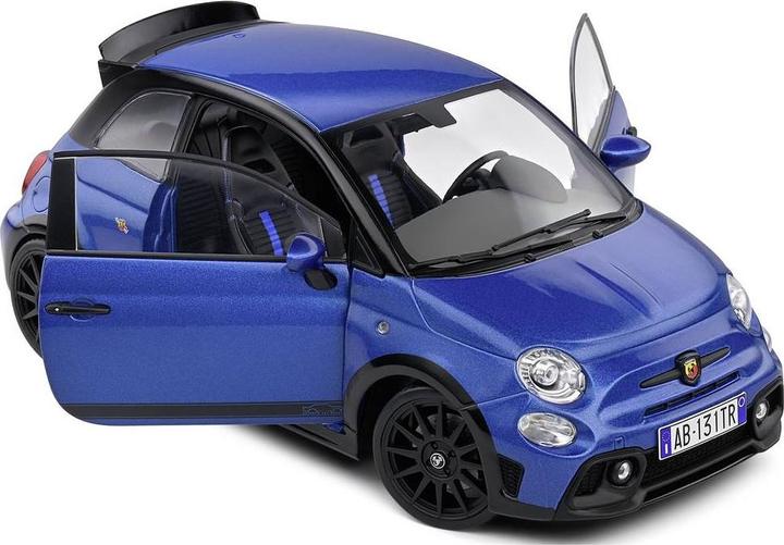 Actual product image Solido 1:18 Fiat 695 Abarth 2022 blue