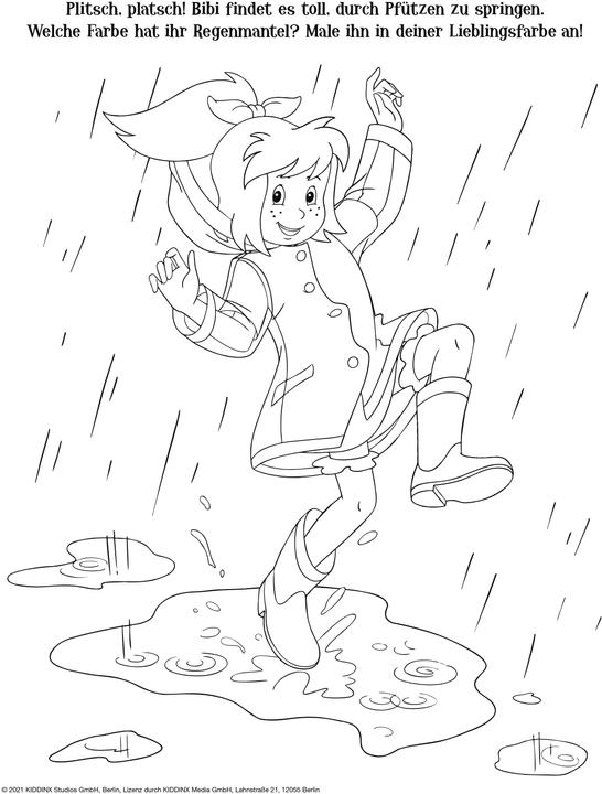 Actual product image Panini Bibi Blocksberg: My painting and puzzle fun