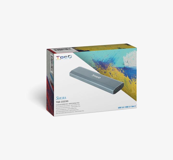 Actual product image Tooq Technology Caja Externa SSD M.2 Ngff/Nvme Gris (M.2)
