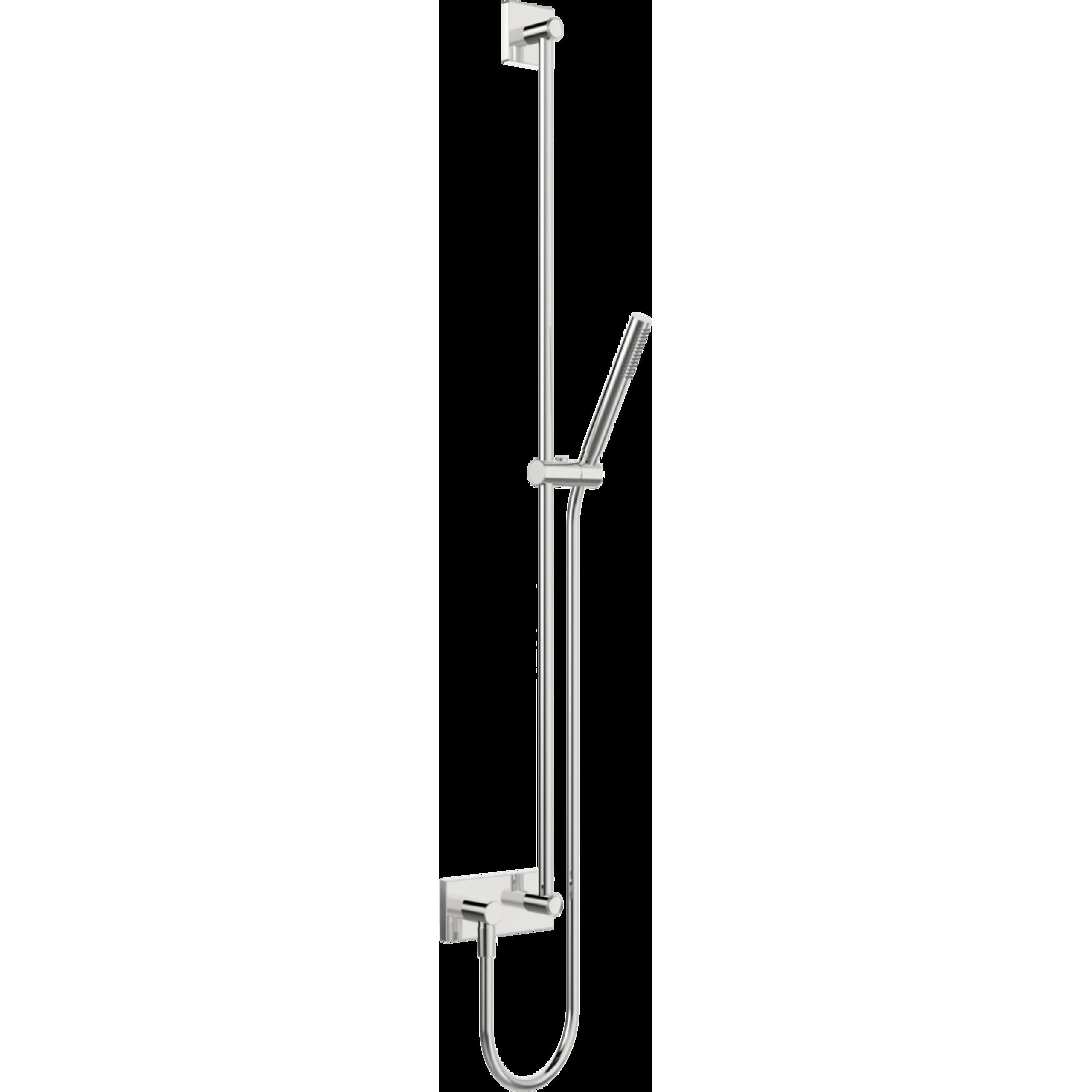Hansa, Duschsystem, Hansamatrix Wandstangen-Brausenset, Fertigmontageset, Unterputz, 1100mm, kürzbar, Rosette eck