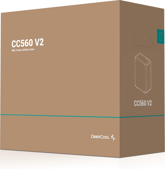 Produktbild Deepcool CC560 (Mini-ITX, mATX, ATX)