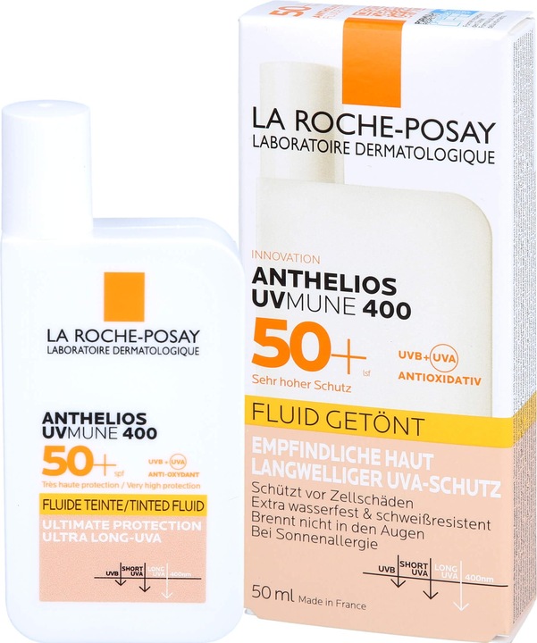 Immagine prodotto La Roche Posay Anthelios Fluido Invisibile Colorato (Crema solare viso, SPF 50+, 50 ml, 75 g)