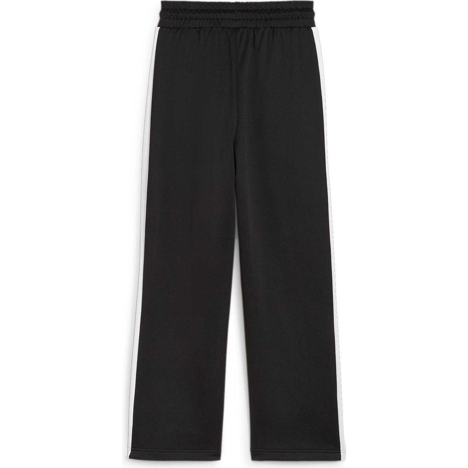 Thumbnail - Puma, Damen, Sporthose, ICONIC T7 Straight Leg Track Pants PT (L), Schwarz, L