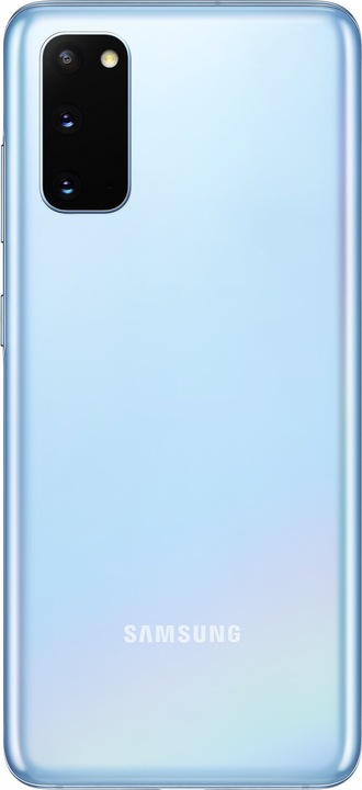 Actual product image Samsung Galaxy S20 EU (128 GB, Cloud Blue, 6.20", Hybrid Dual SIM + eSIM, 64 Mpx, 4G)