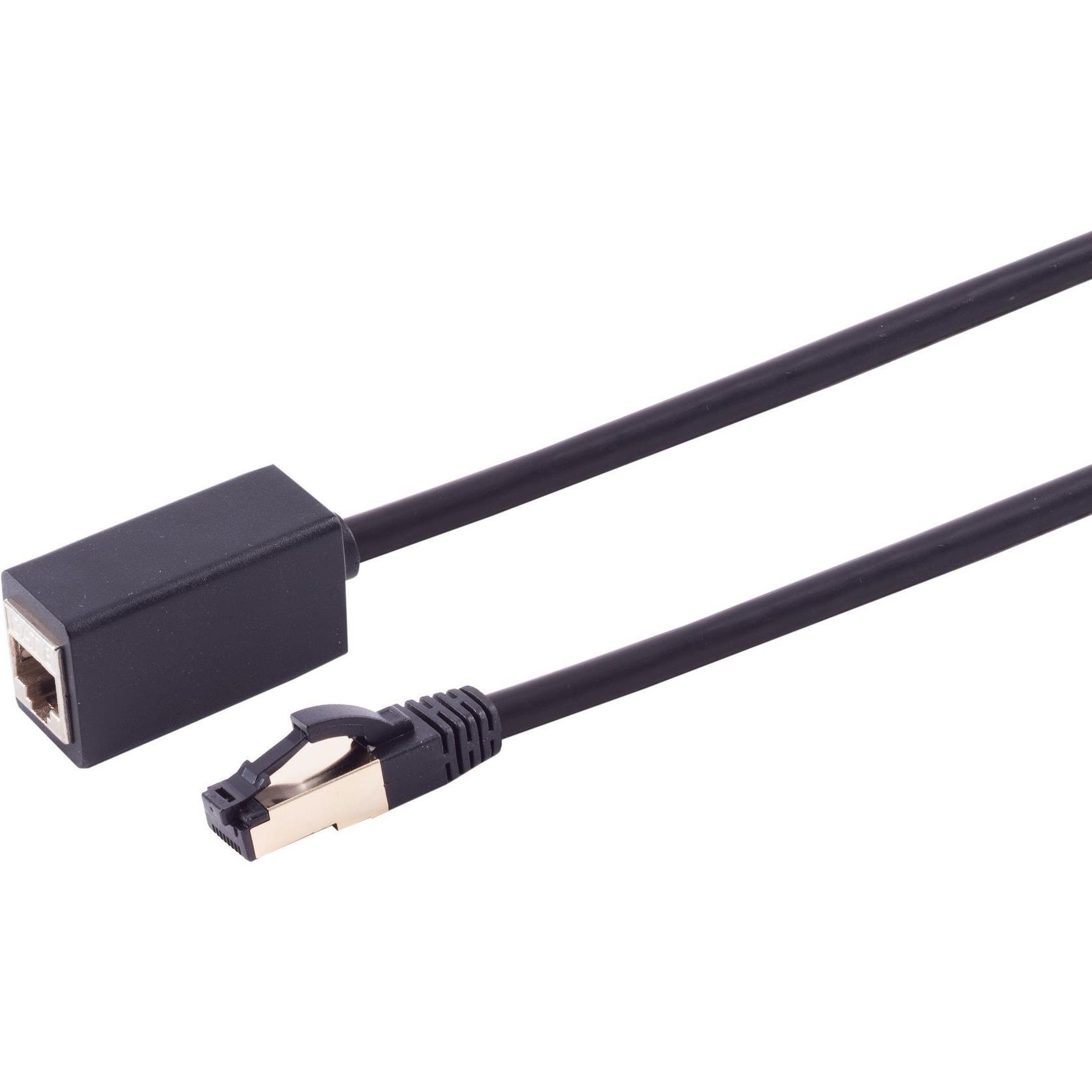 Shiverpeaks S/CONN maximum connectivity Netzwerk-RJ45 Patchkabel-Verlängerung Cat. 8.1 LSZH schwarz 5,0m (S/FTP, CAT8.1,...