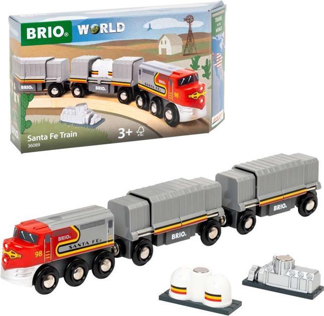 Actual product image Ravensburger BRIO World - 36089 Trains of the World Santa Fe train | Toy train for children aged 3 and over