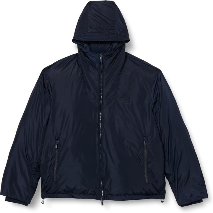 Actual product image Armani Exchange Urban Expedition Logo Patch Down Jacket (S)