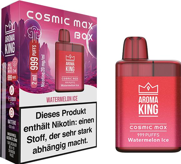 Actual product image Aroma King Max Watermelon Ice (Watermelon and ice cream)