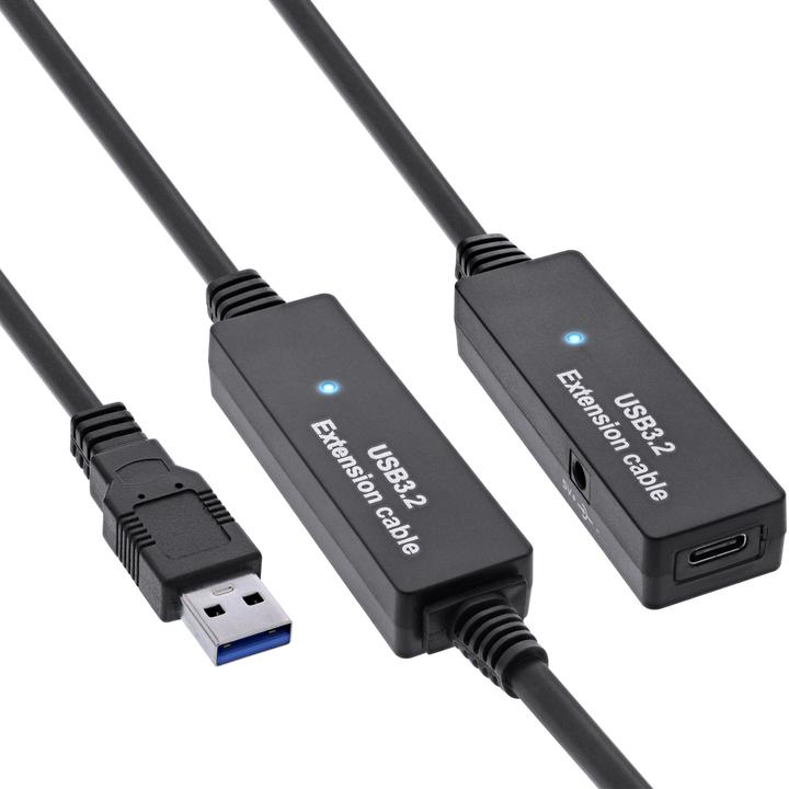InLine USB 3.2 Gen.1 active extension (10 m, USB 3.2 Gen 1)