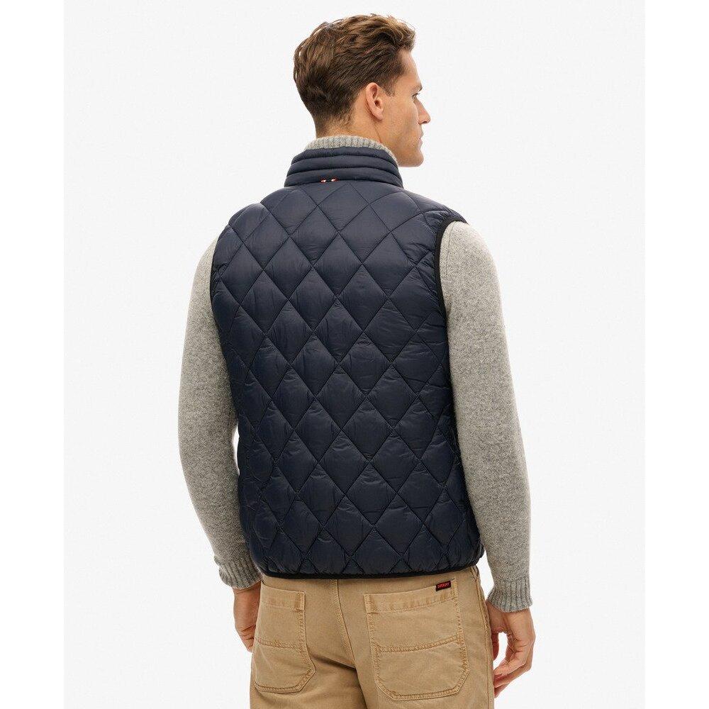 Thumbnail - Superdry, Herren, Jacke, Diamond Quilt Fuji Lite (M), Blau, M