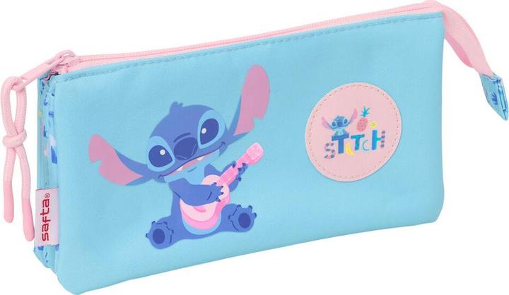Produktbild Safta Disney Stitch Waves triple pencil case