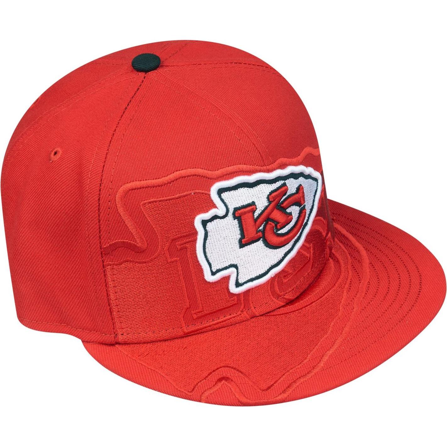 New Era, Herren, Cap, 59Fifty Fitted Cap SPILL Kansas City Chiefs - 7 1/4, Rot, (7 1/4)