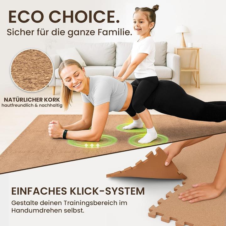 Produktbild BeMaxx 18er-Set Schutzmatten für Fitness (1 cm)