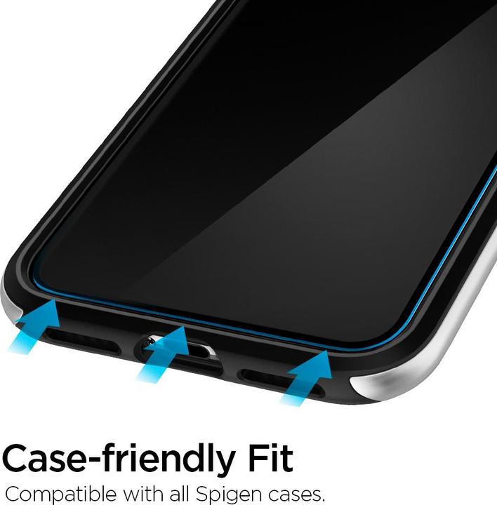 Image du produit Spigen Align Glas.tR 2 pack - iPhone 11 Pro/XS/X AGL00109 (2 pièce(s), Apple iPhone 11 Pro, Apple iPhone X, Apple iPhone XS)