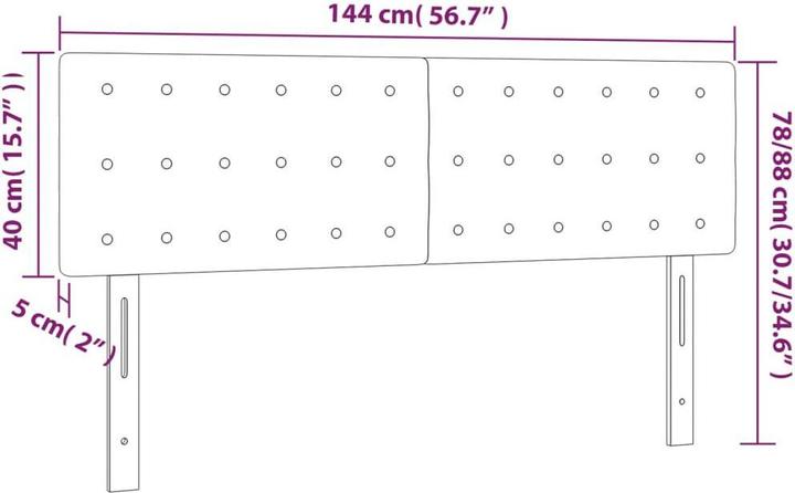 Actual product image vidaXL Kalel (144 x 5 x 88 cm)