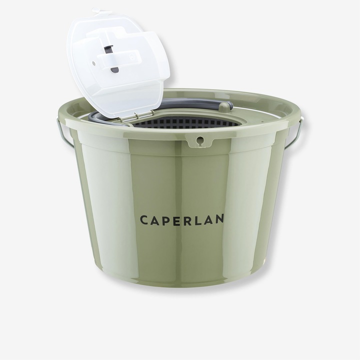 Caperlan Secchio per esche naturali 17 litri (25 cm)