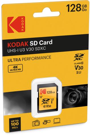 Produktbild Emtec Kodak SDXC Card Class 10 (128 GB, SDXC, U3, UHS-I)
